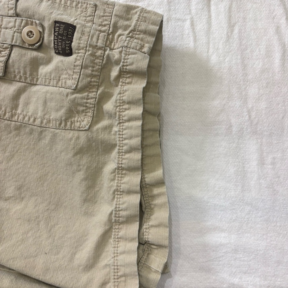 Y2K Company 81 Cargo Shorts Mens 36 Khaki Utility Skate Streetwear - Picture 11 of 14